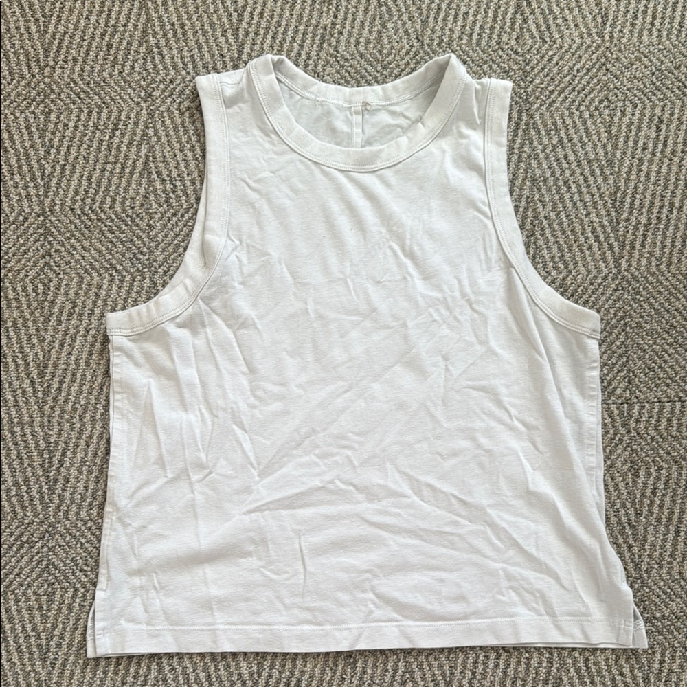 Lululemon Athletica white soft tank top
